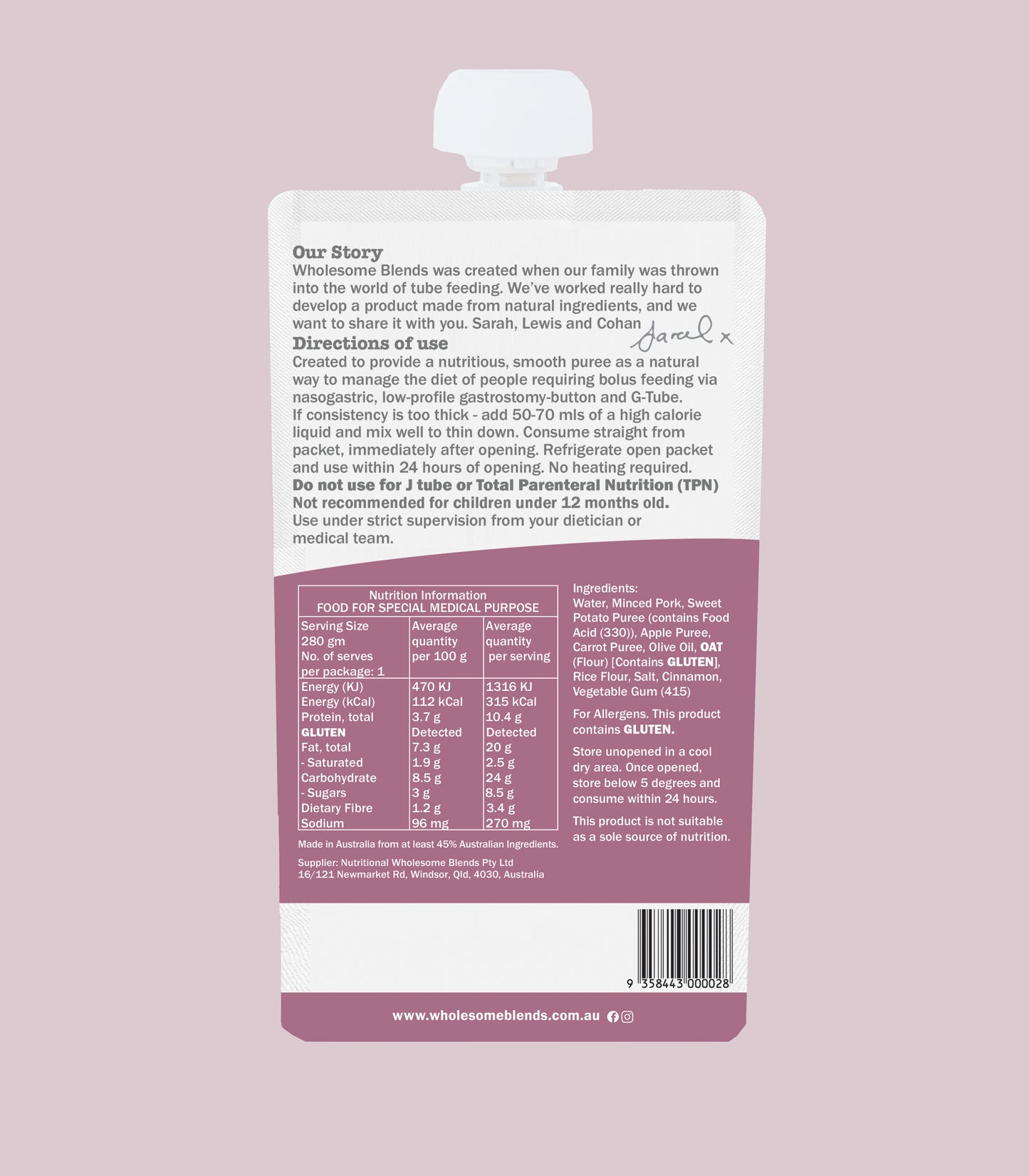 Pork & Oats SOLD OUT